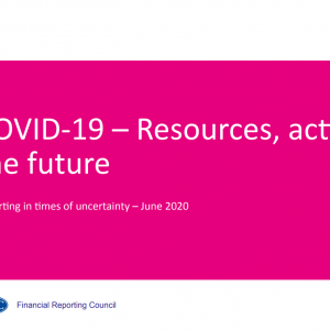 Financial Reporting Council COVID - Resources